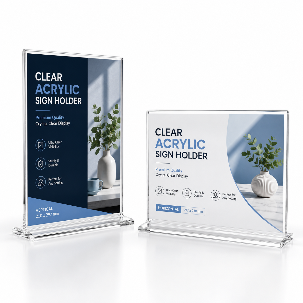 acrylic-sign-holder