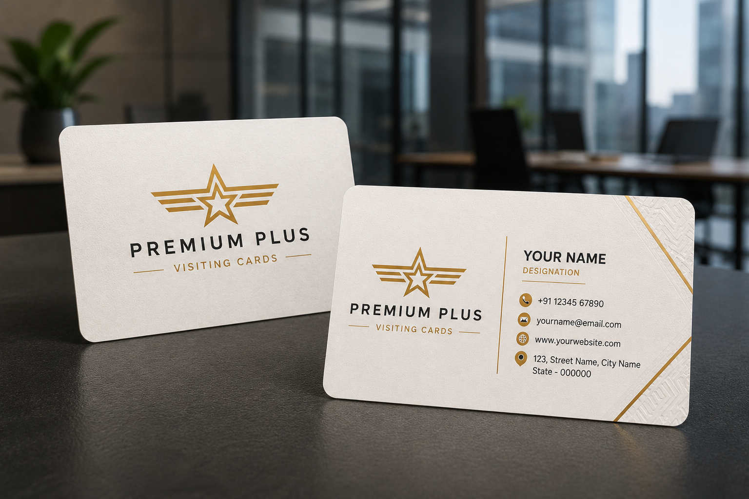 Premium Plus Visiting Cards