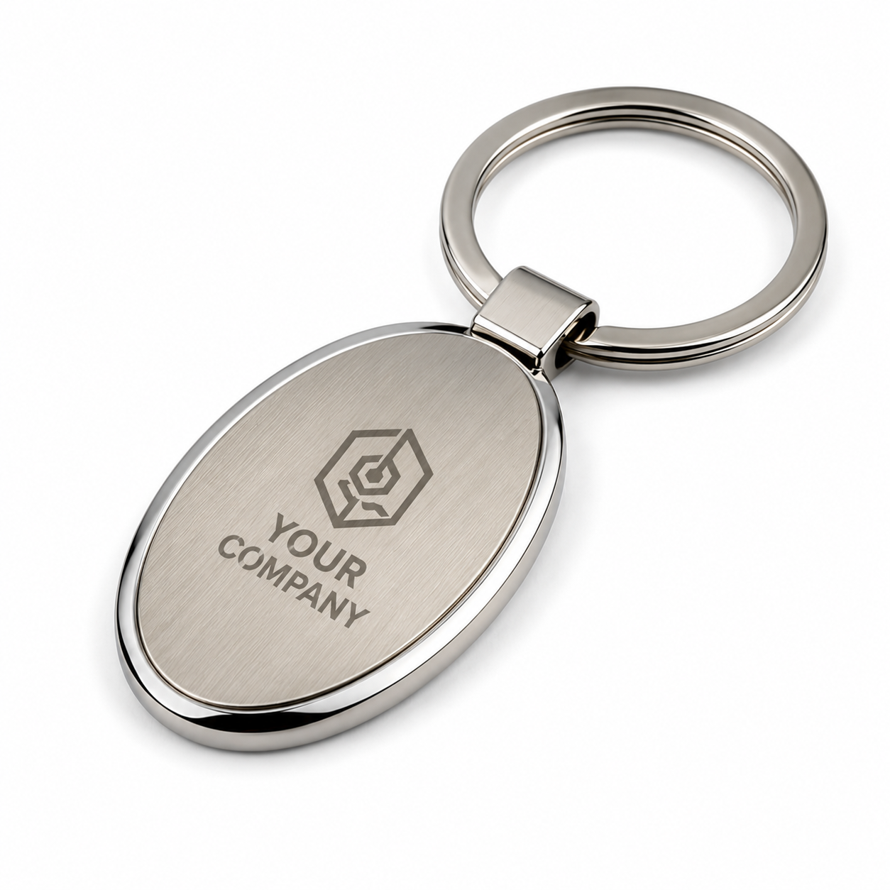 Oval Metal Keychains - Image 2