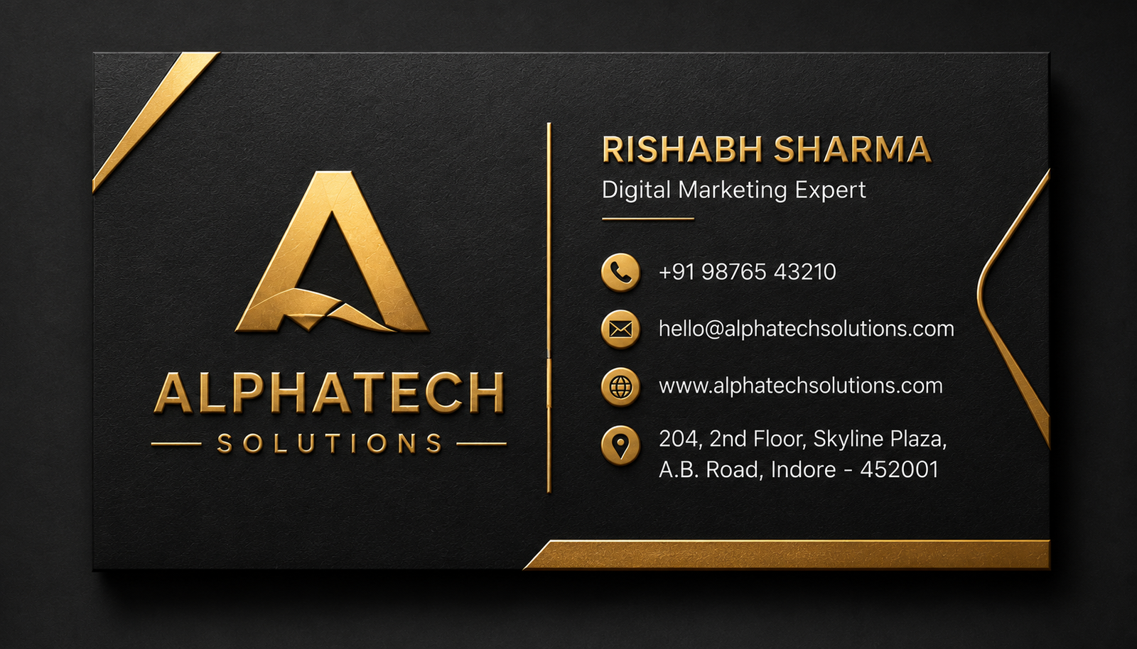 Raised Foil Visiting Cards - Image 2