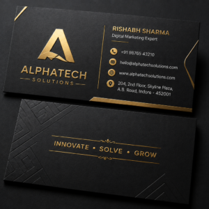 Raised Foil Visiting Cards