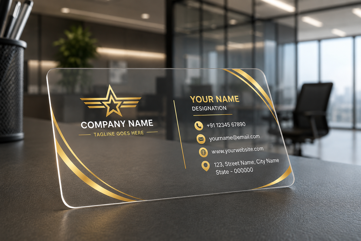 Transparent Visiting Cards - Image 2