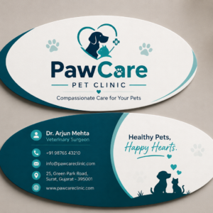 Oval Visiting Cards