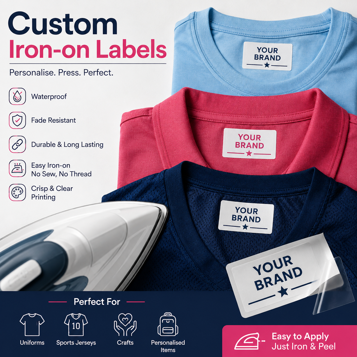 Custom Iron-on Labels - Image 3