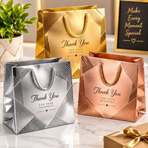 Metallic Shopping Bags