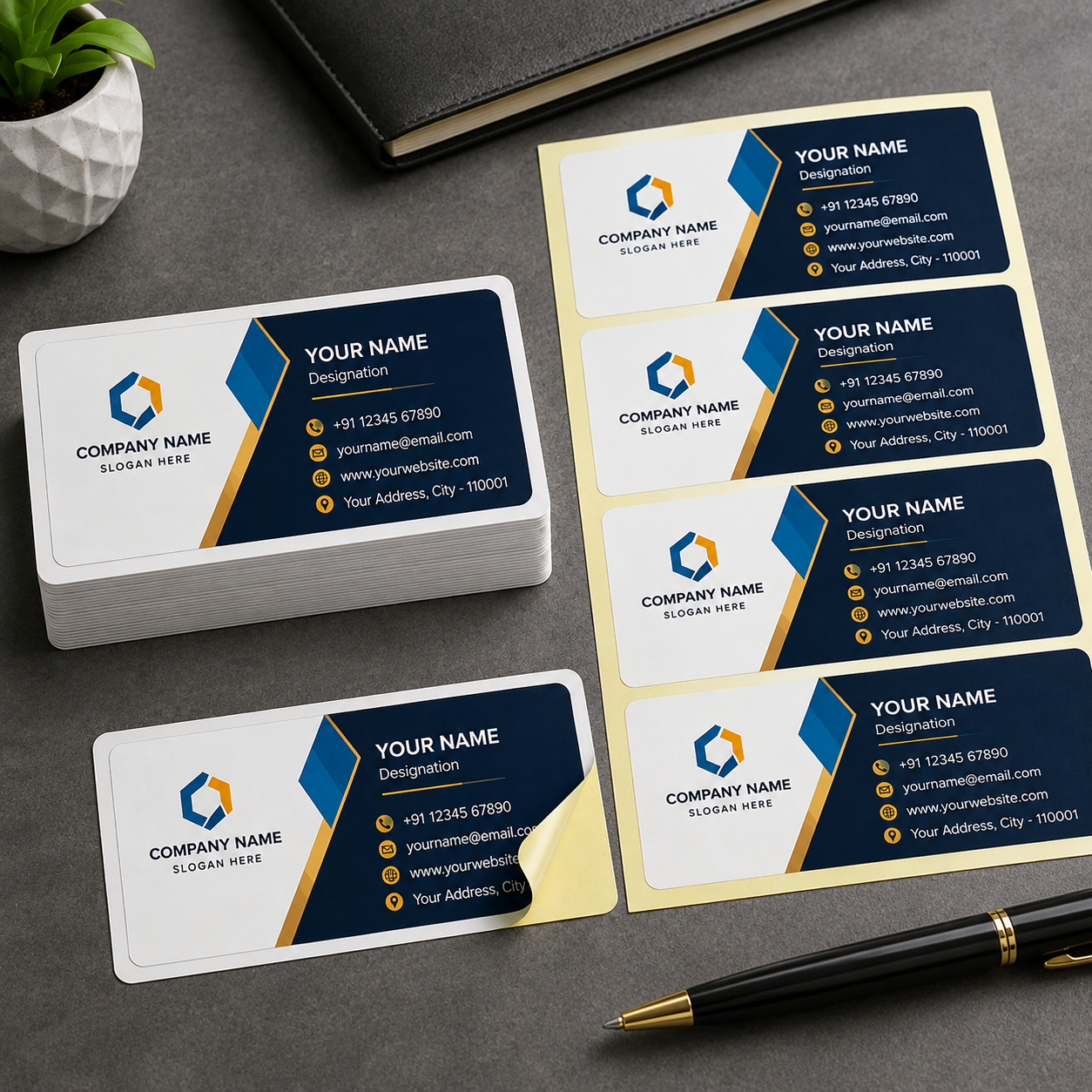 Visiting Card Stickers - Image 2