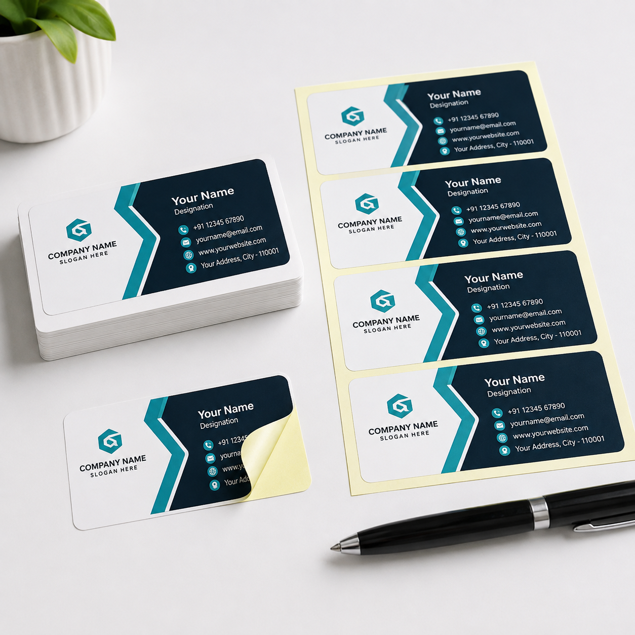 Visiting Card Stickers - Image 3